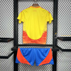 Camiseta y Pantalón Niños Colombia Primera Equipación Eurocopa 2024