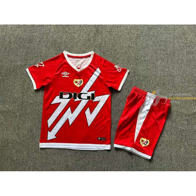 Camiseta y Pantalón Niños Rayo Vallecano Segunda Equipación 2024-2025