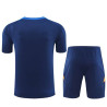 Camiseta y Pantalón Fútbol Niños Juventus Entrenamiento Azul 2024-2025