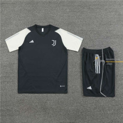 Camiseta y Pantalón Fútbol Niños Juventus Entrenamiento Bicolor 2024-2025