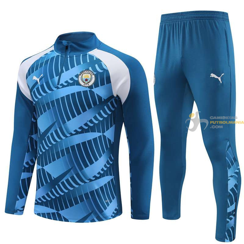 Chándal Manchester City Azul Bicolor 2024-2025