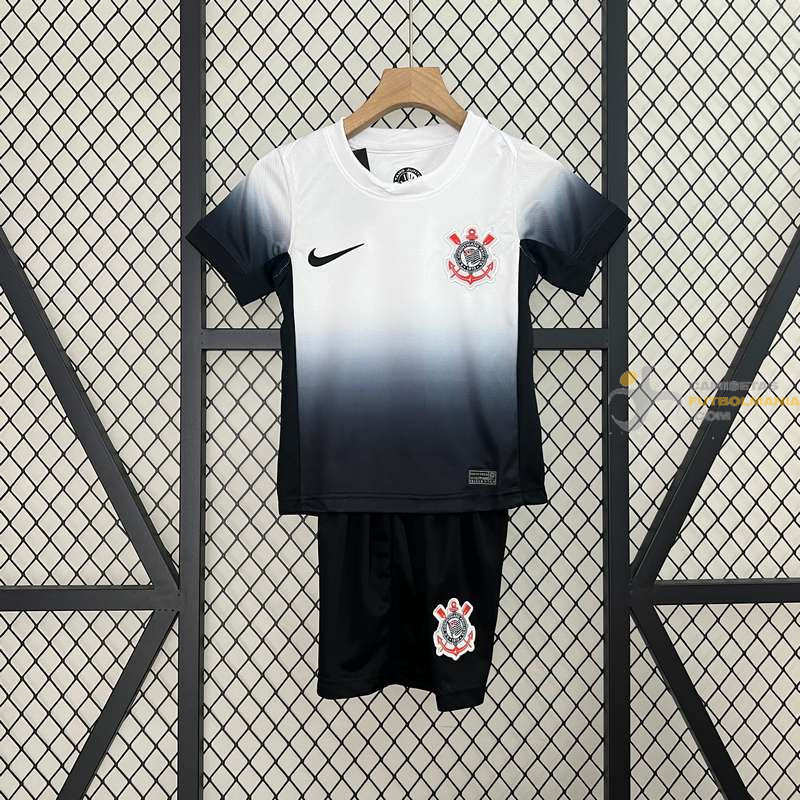 Camiseta y Pantalón Niños Corinthians Primera Equipación 2024-2025