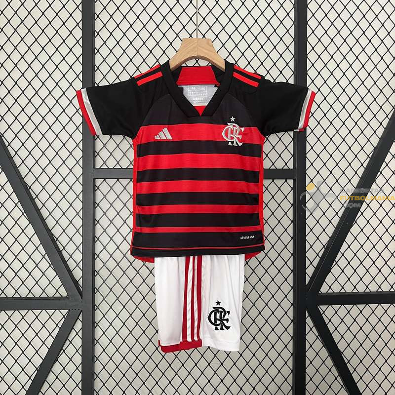 Camiseta y Pantalón Niños Flamengo Primera Equipación 2024-2025