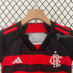 Camiseta y Pantalón Niños Flamengo Primera Equipación 2024-2025