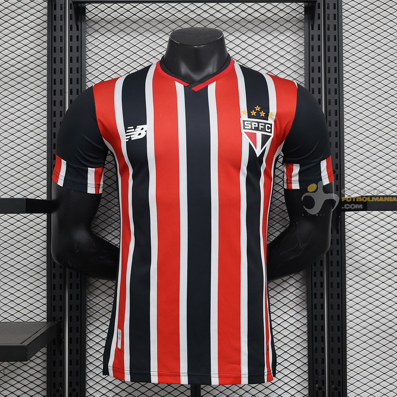 Camiseta Fútbol São Paulo Segunda Equipación Versión Jugador 2024-2025