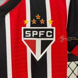 Camiseta Fútbol Mujer São Paulo Segunda Equipación 2024-2025