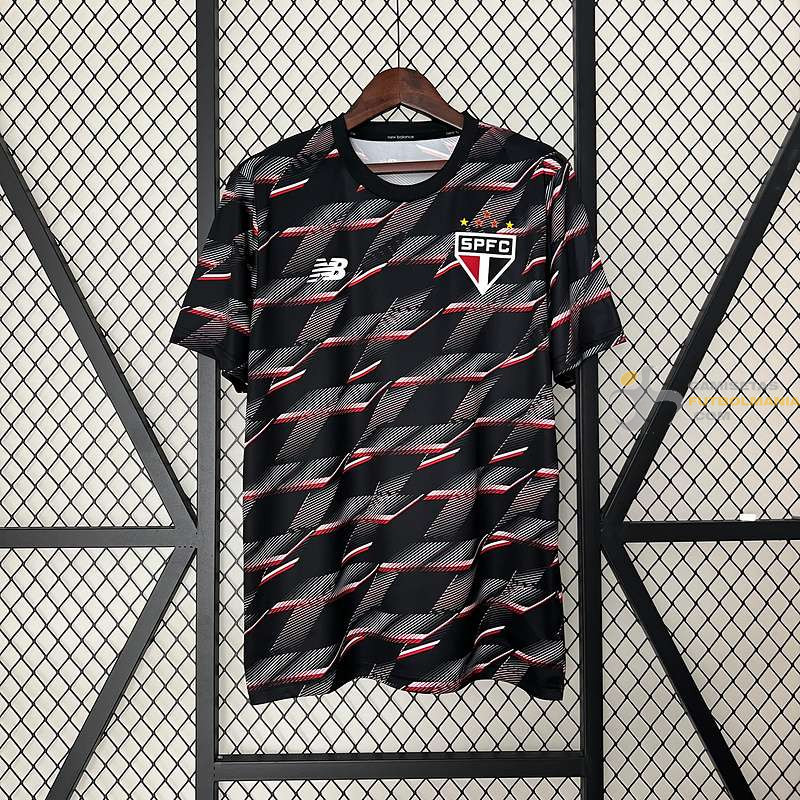 Camiseta Fútbol São Paulo Pre-Match Entrenamiento 2024-2025