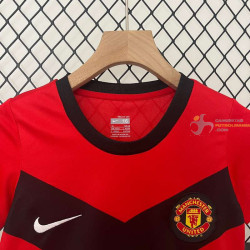 Camiseta y Pantalón Niños Manchester United Primera Equipación Retro Clásica 2009-2010