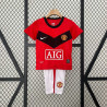 Camiseta y Pantalón Niños Manchester United Primera Equipación Retro Clásica 2009-2010