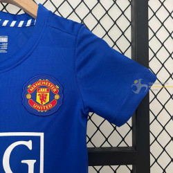 Camiseta y Pantalón Niños Manchester United Tercera Equipación Retro Clásica 2008-2009