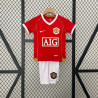 Camiseta y Pantalón Niños Manchester United Primera Equipación Retro Clásica 2006-2007