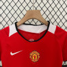 Camiseta y Pantalón Niños Manchester United Primera Equipación Retro Clásica 2005-2006