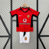 Camiseta y Pantalón Niños Manchester United Primera Equipación Retro Clásica 2002-2004