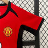 Camiseta y Pantalón Niños Manchester United Primera Equipación Retro Clásica 2002-2004