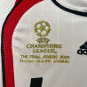 Camiseta y Pantalón Niños AC Milan Segunda Equipación Retro Clásica Final Champions League 2006-2007