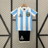 Camiseta y Pantalón Niños Argentina Primera Equipación Retro Clásica 1986