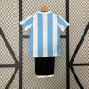 Camiseta y Pantalón Niños Argentina Primera Equipación Retro Clásica 1986