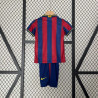 Camiseta y Pantalón Niños Barcelona Primera Equipación Retro Clásica 2009-2010