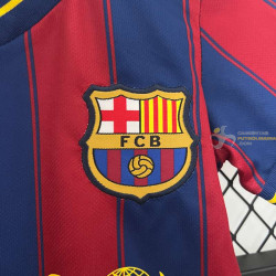 Camiseta y Pantalón Niños Barcelona Primera Equipación Retro Clásica 2009-2010