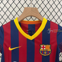 Camiseta y Pantalón Niños Barcelona Primera Equipación Retro Clásica 2013-2014