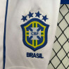 Camiseta y Pantalón Niños Brasil Segunda Equipación Retro Clásica 2002