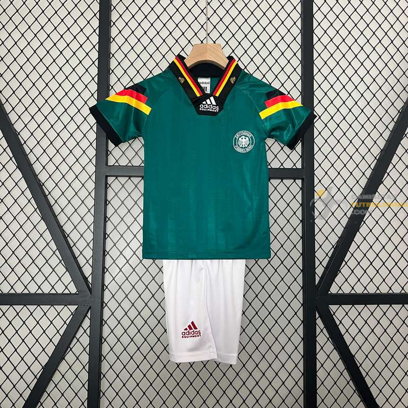 Camiseta y Pantalón Niños Alemania Segunda Equipación Retro Clásica 1992