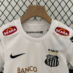 Camiseta y Pantalón Niños Santos Primera Equipación Retro Clásica 2011-2012