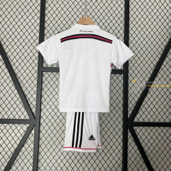 Camiseta y Pantalón Niños Real Madrid Primera Equipación Retro Clásica 2014-2015