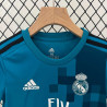 Camiseta y Pantalón Niños Real Madrid Tercera Equipación Retro Clásica 2017-2018