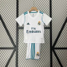 Camiseta y Pantalón Niños Real Madrid Primera Equipación Retro Clásica 2017-2018