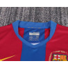 Camiseta y Pantalón Niños Barcelona Primera Equipación Retro Clásica 2007-2008