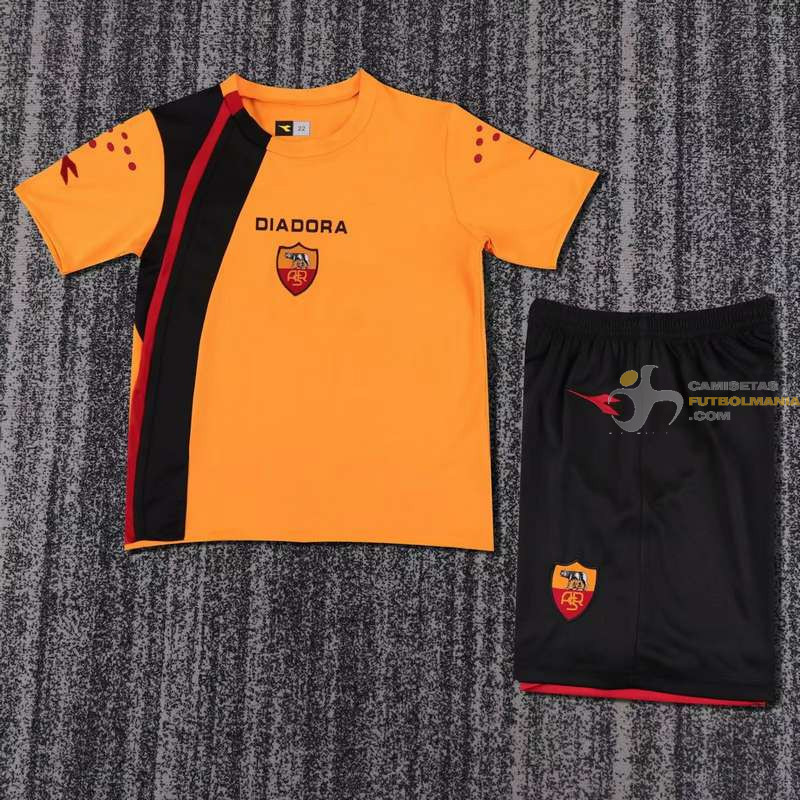 Camiseta y Pantalón Niños Barcelona Primera Equipación Retro Clásica 2005-2006