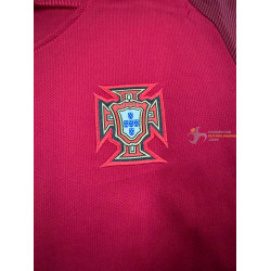 Camiseta y Pantalón Niños Portugal Primera Equipación Retro Clásica 2016-2017