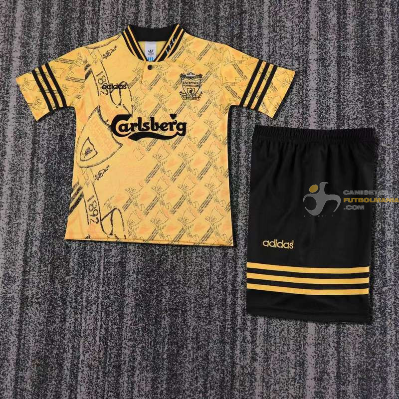 Camiseta y Pantalón Niños Liverpool Retro Clásica 1994-1996