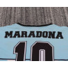 Camiseta y Pantalón Niños Argentina Homenaje Maradona 10 Retro Clásica 2001