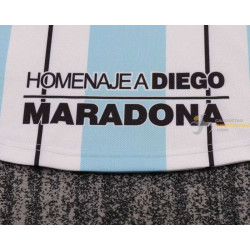 Camiseta y Pantalón Niños Argentina Homenaje Maradona 10 Retro Clásica 2001