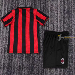 Camiseta y Pantalón Niños AC Milan Primera Equipación Retro Clásica 1993-1994