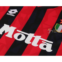 Camiseta y Pantalón Niños AC Milan Primera Equipación Retro Clásica 1993-1994