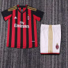 Camiseta y Pantalón Niños AC Milan Primera Equipación Retro Clásica 2013-2014