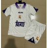 Camiseta y Pantalón Niños Real Madrid Primera Equipación Retro Clásica 1997-1998