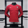 Camiseta Fútbol Portugal Primera Equipación Versión Jugador Manga Larga Eurocopa 2024