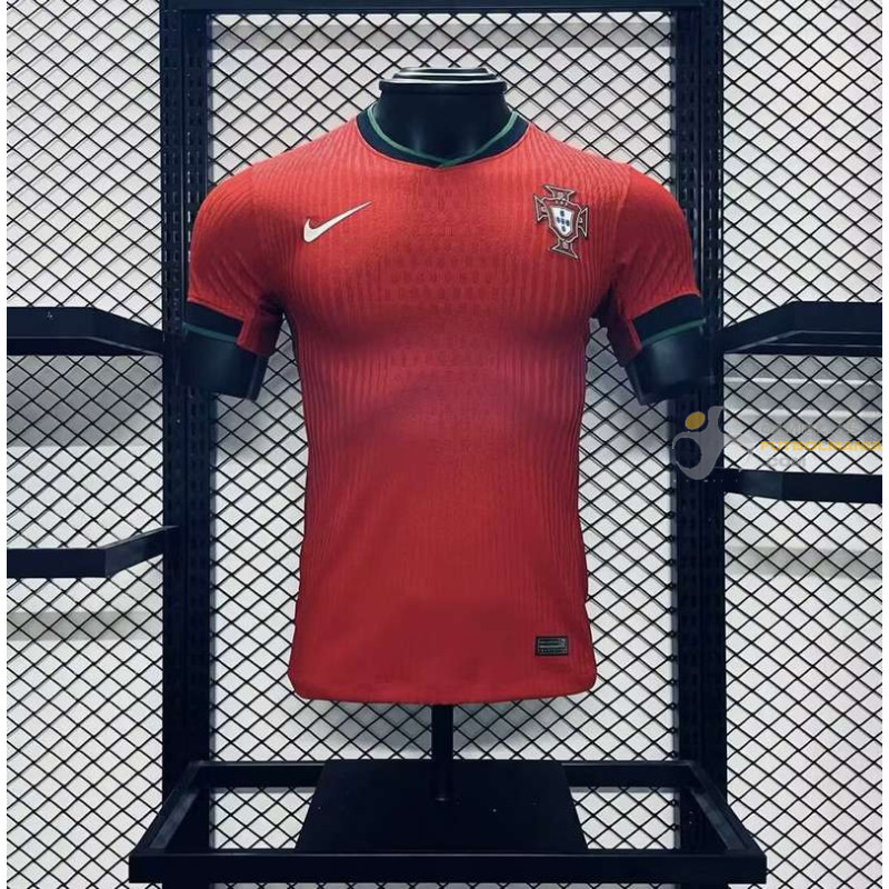 Camiseta Fútbol Portugal Primera Equipación Versión Jugador Eurocopa 2024