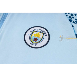 Chándal Capucha Manchester City Azul Claro 2024-2025