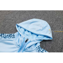 Chándal Capucha Manchester City Azul Claro 2024-2025