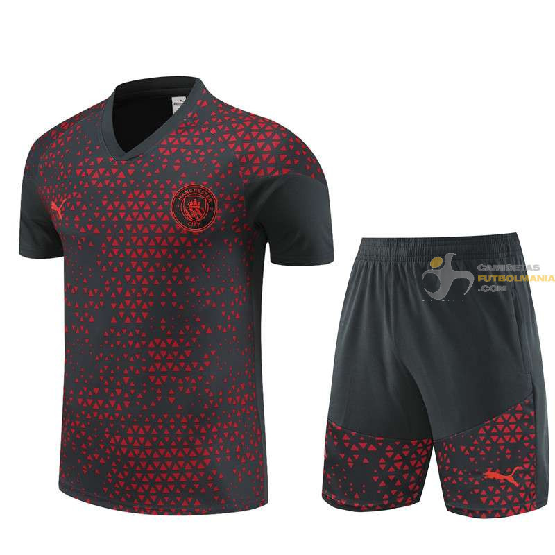 Camiseta y Pantalón Manchester City Entrenamiento Vulcano 2024-2025