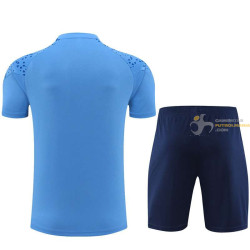 Camiseta y Pantalón Manchester City Entrenamiento Azul 2024-2025