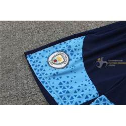 Camiseta y Pantalón Manchester City Entrenamiento Azul 2024-2025