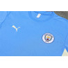 Camiseta y Pantalón Fútbol Niños Manchester City Entrenamiento Azul Z 2024-2025