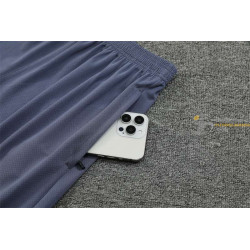 Camiseta y Pantalón Manchester City Entrenamiento Azul Z 2024-2025