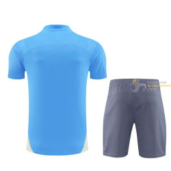 Camiseta y Pantalón Manchester City Entrenamiento Azul Z 2024-2025